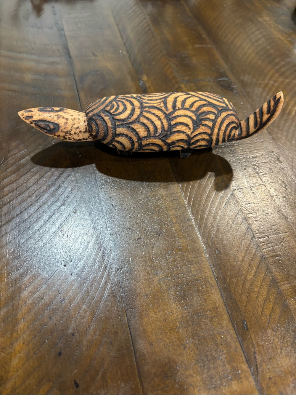 Handcrafted Wooden Turtle With Removable Shell - Picture 10 of 12